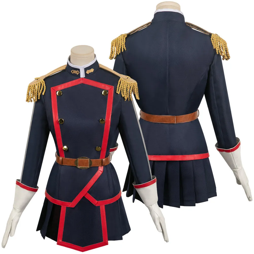 Chained Soldier Kyoka Uzen Women Blue Dress Outfit Party Carnival Halloween Cosplay Costume