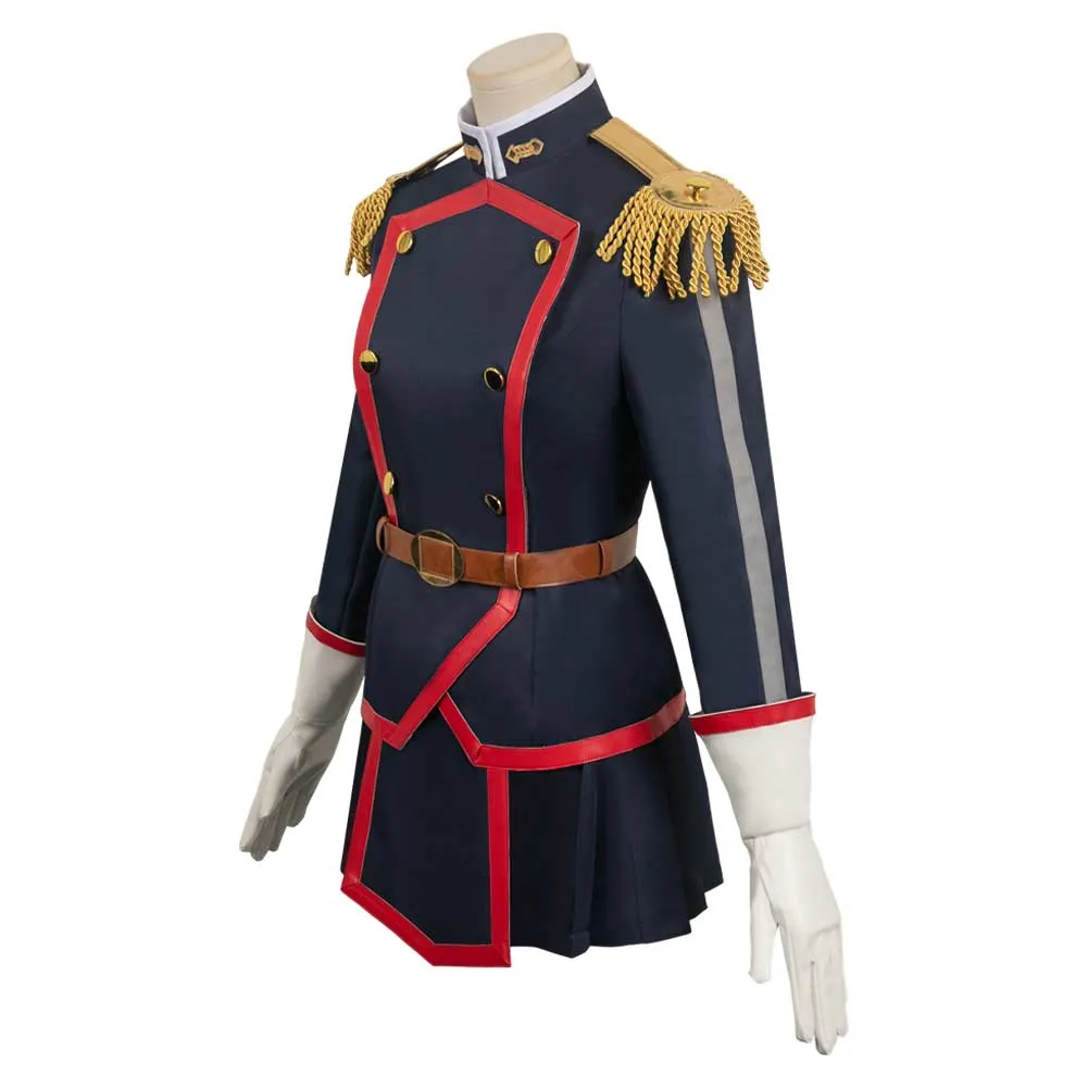 Chained Soldier Kyoka Uzen Women Blue Dress Outfit Party Carnival Halloween Cosplay Costume