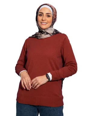 Cinnamon Knit-Pullover
