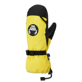 Crab Grab Cinch Mitt Snowboard Mittens - Mellow Yellow