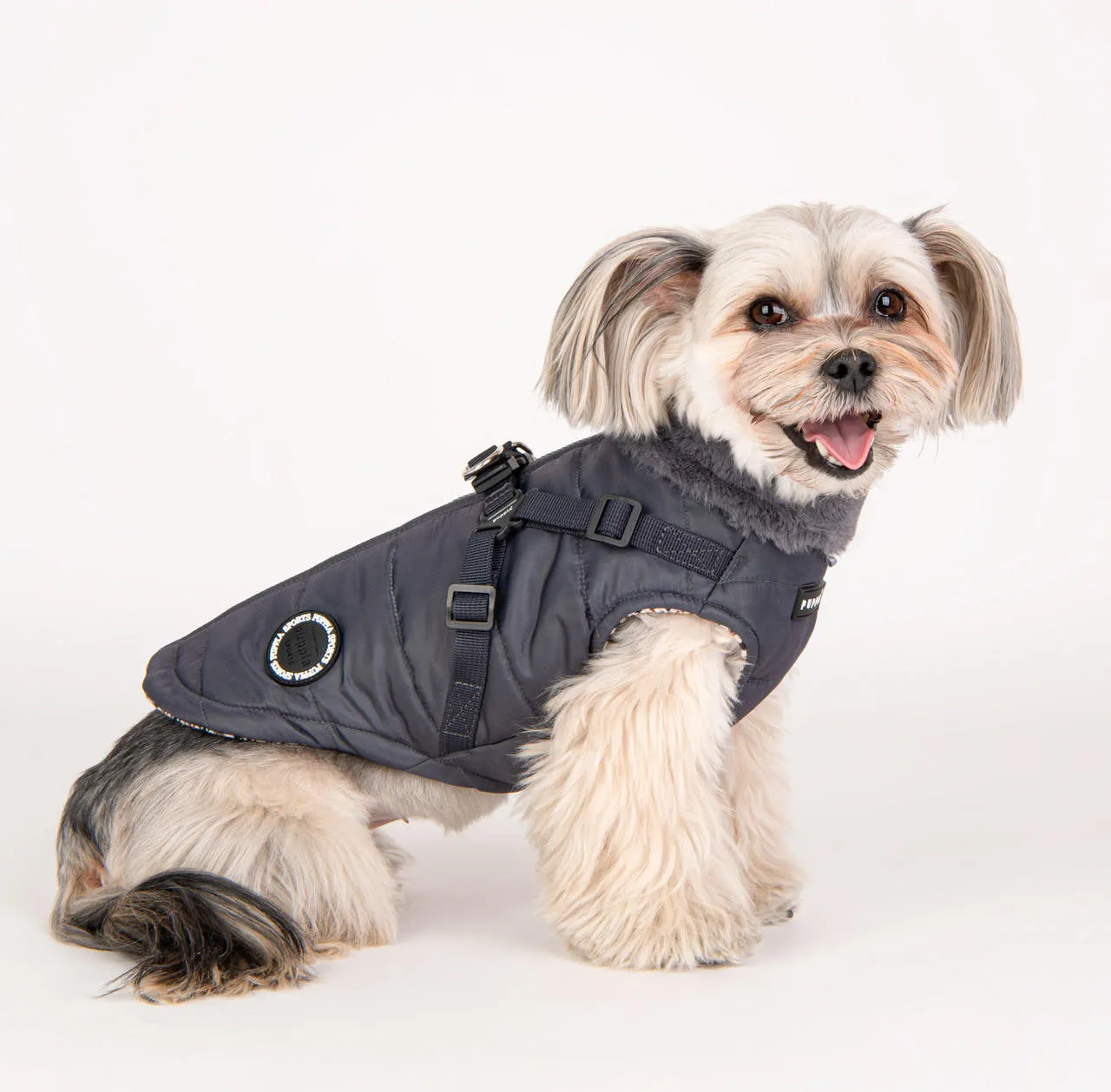 donavan harness coat - grey