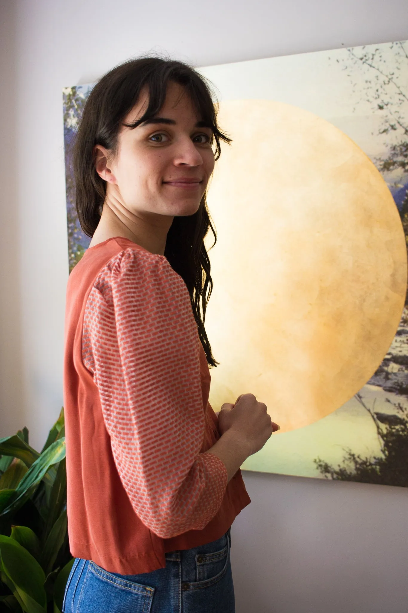 Eve Gravel Morning Dew Top - Rust Organza (Online Exclusive)