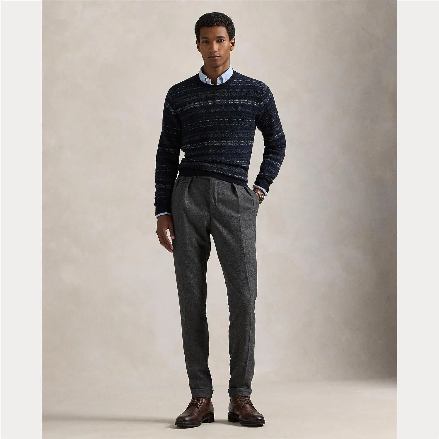 FAIR ISLE WOOL SWEATER
