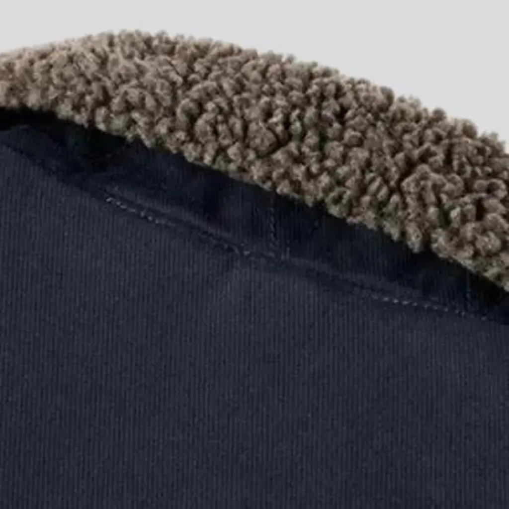 Fashionable men's sherpa coat