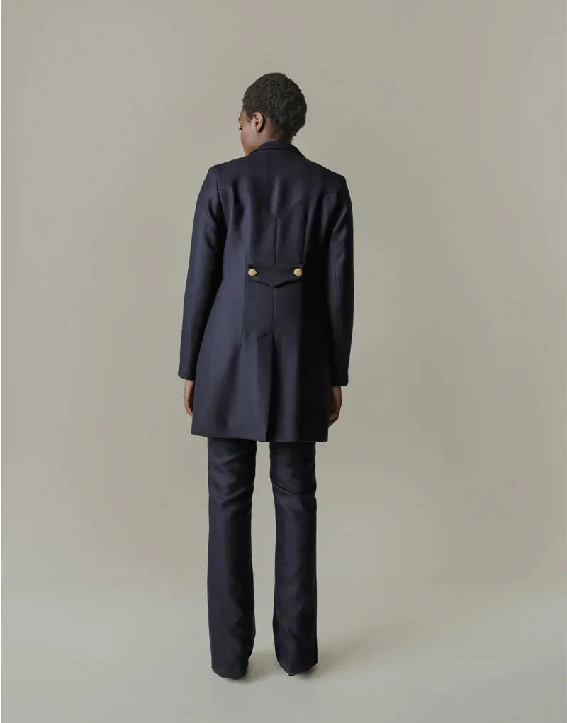 Longline blazer - navy loxley