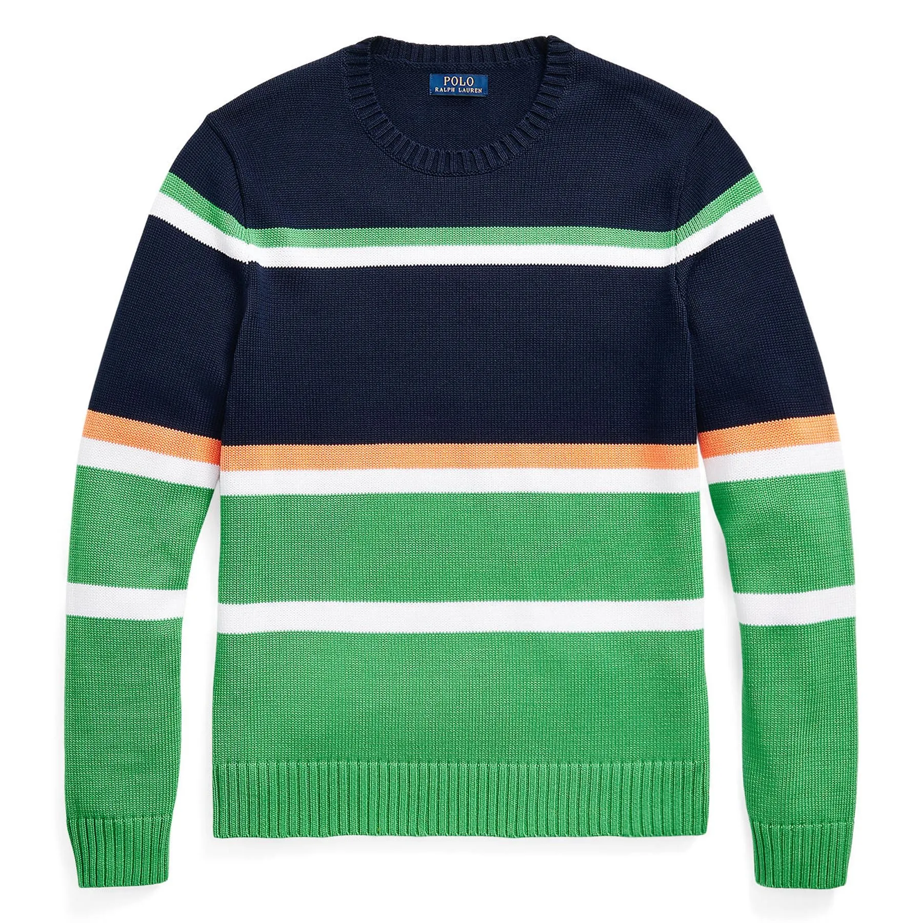 LS Knit Crewneck Sweater Multi Stripe - AW23