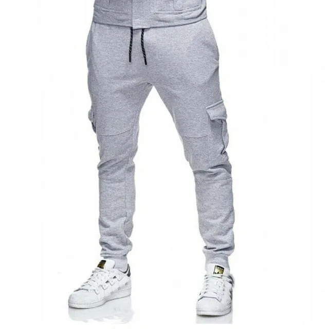 M-XXL Men's Tracksuit 2 piece set sweatsuit Jogging Hoodie Hooded Coat Jacket  Trousers Sweatpants Joggers Sports Sweat Suit Set