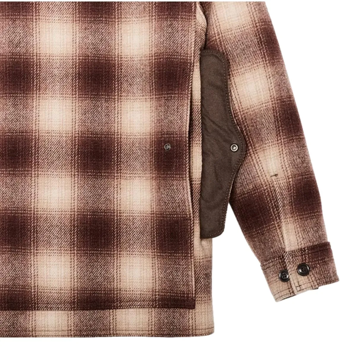 Mackinaw Wool Cruiser Jacket Brown Tan Ombre