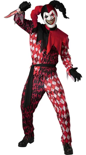 Men's Evil Jester Costume Men's Evil Jester Costume