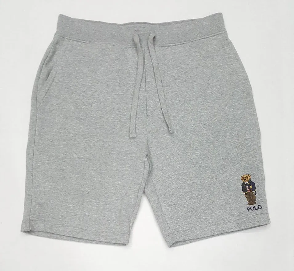 Nwt Polo Big & Tall Grey Prep Teddy Bear Shorts