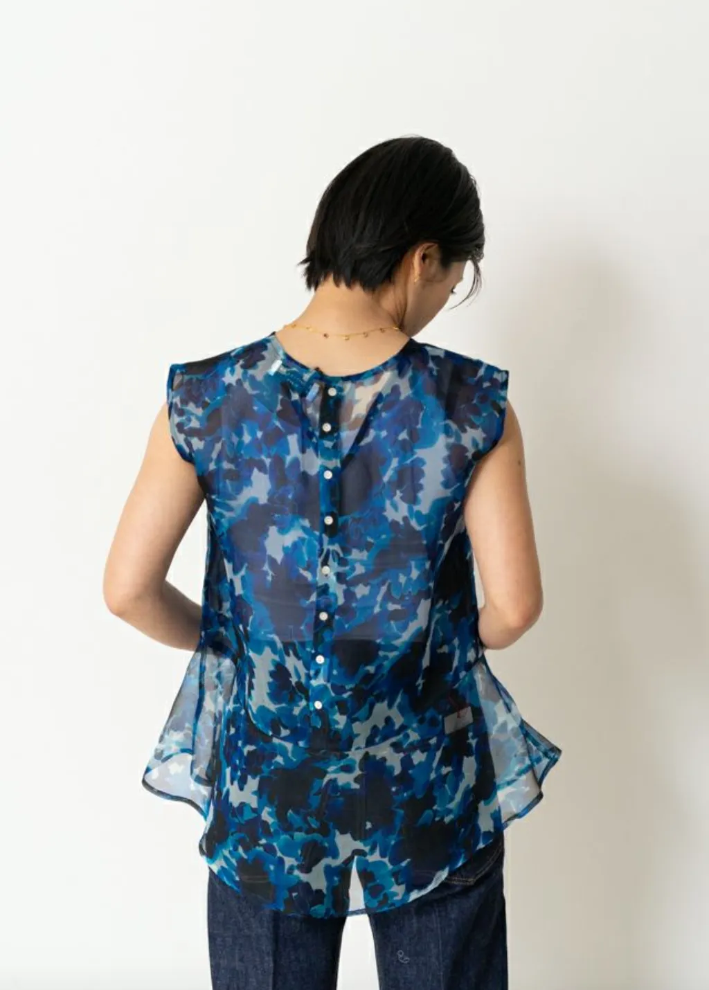 Organza Flower Top