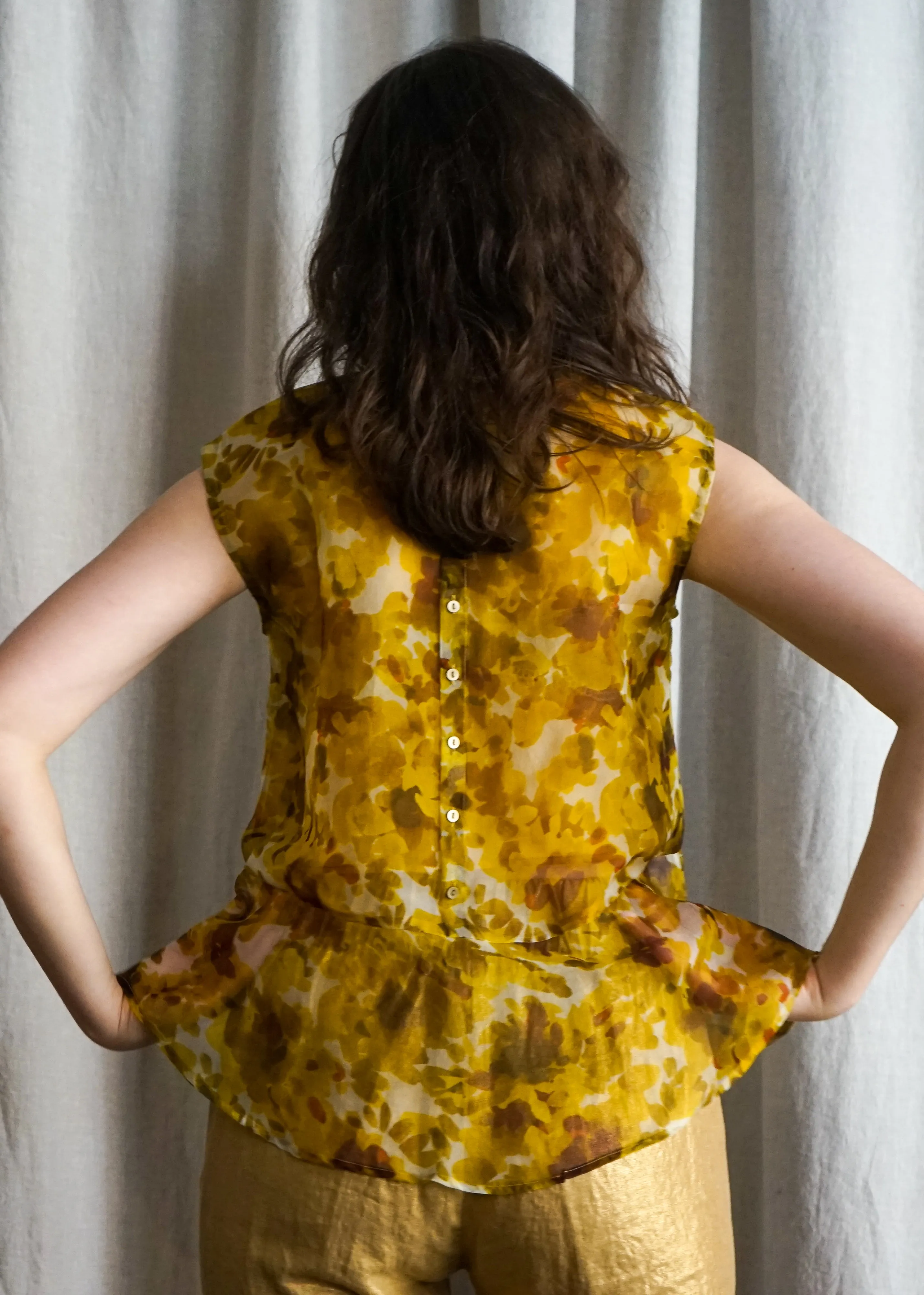 Organza Flower Top