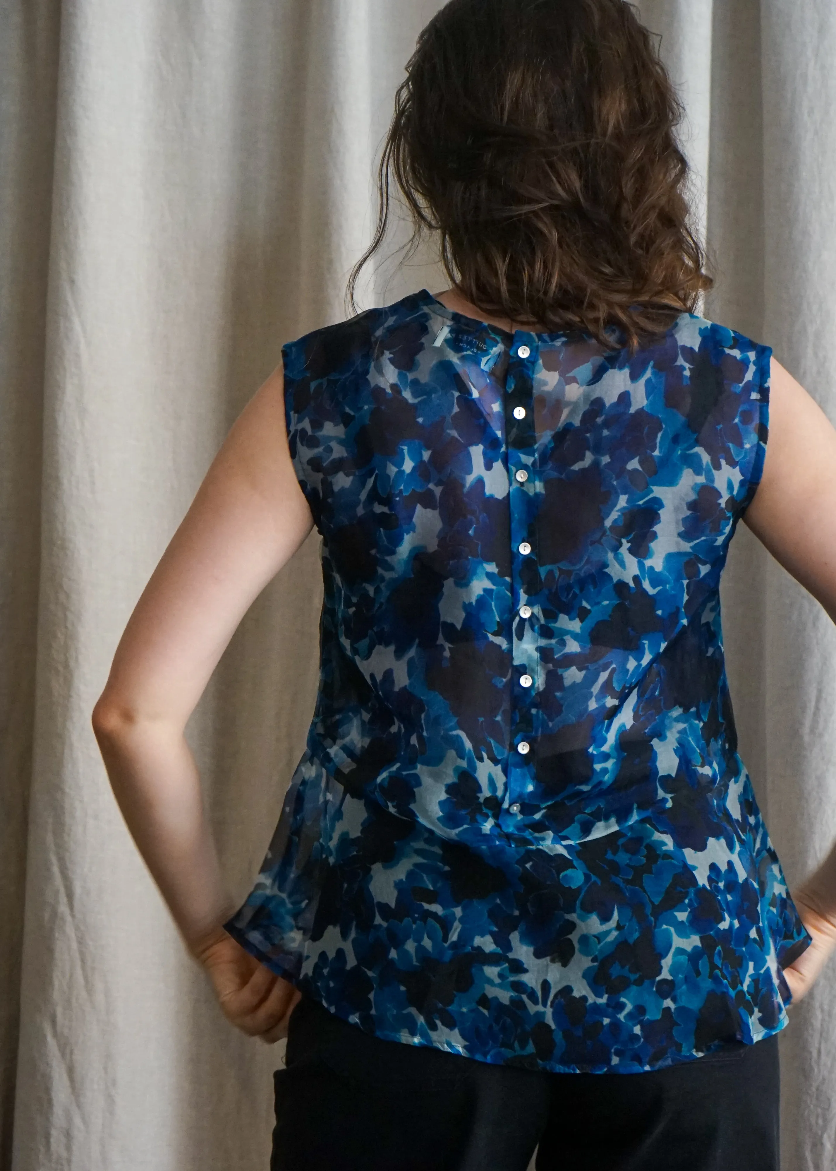 Organza Flower Top