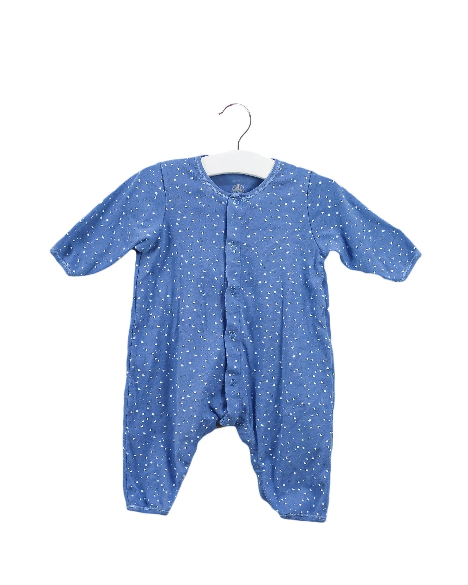 Petit Bateau Jumpsuit and Beanie Set 3M