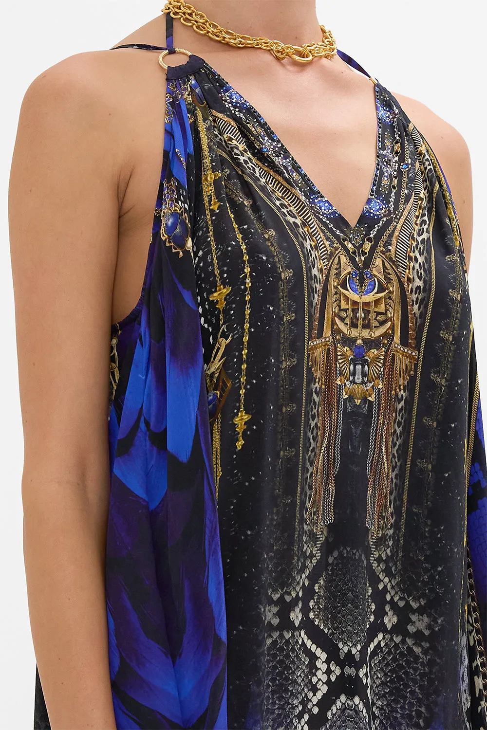 RING DETAIL STRAP DRESS OTHER SIDE OF THE OASIS