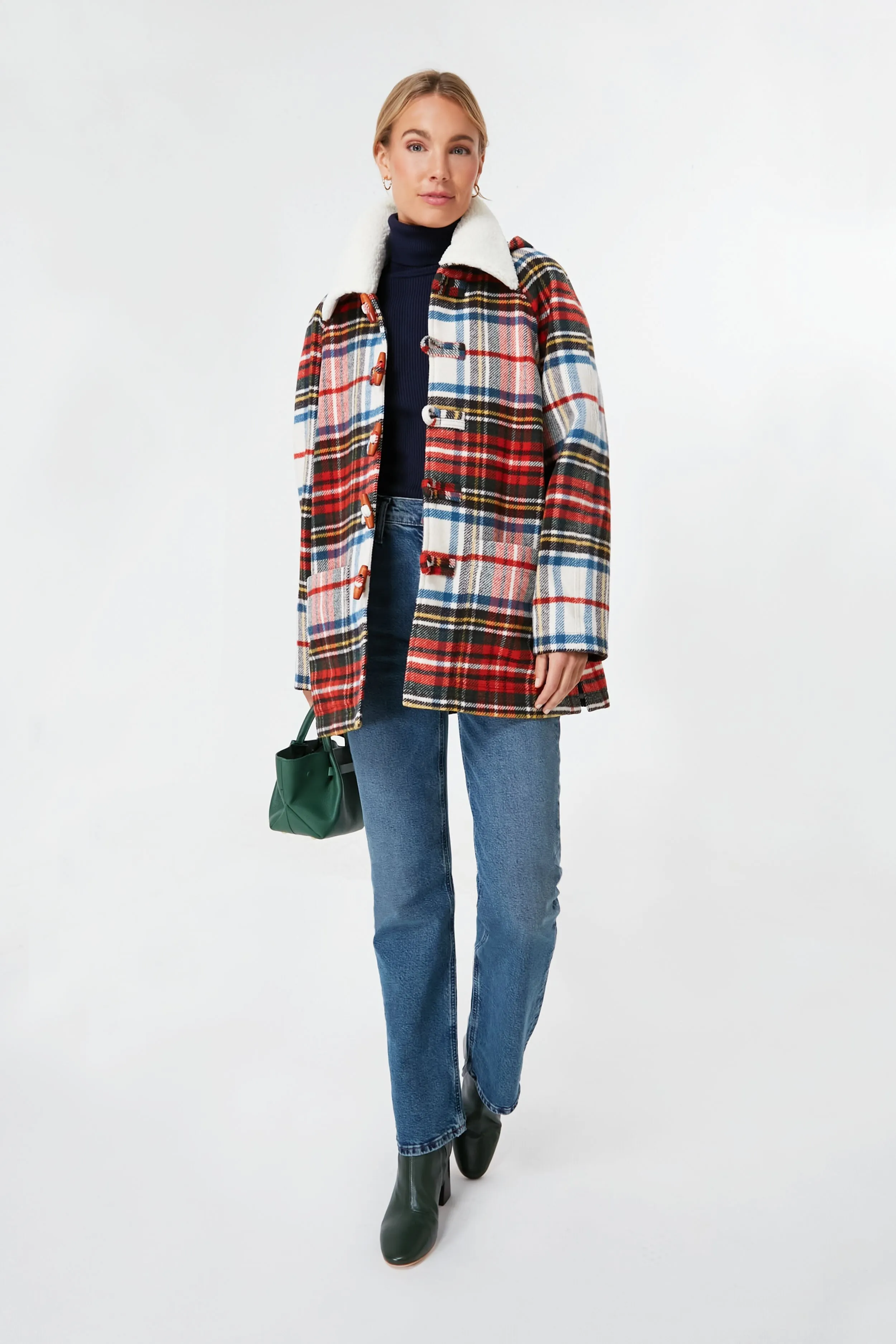 Woodsy Plaid Cabinmate Toggle Jacket
