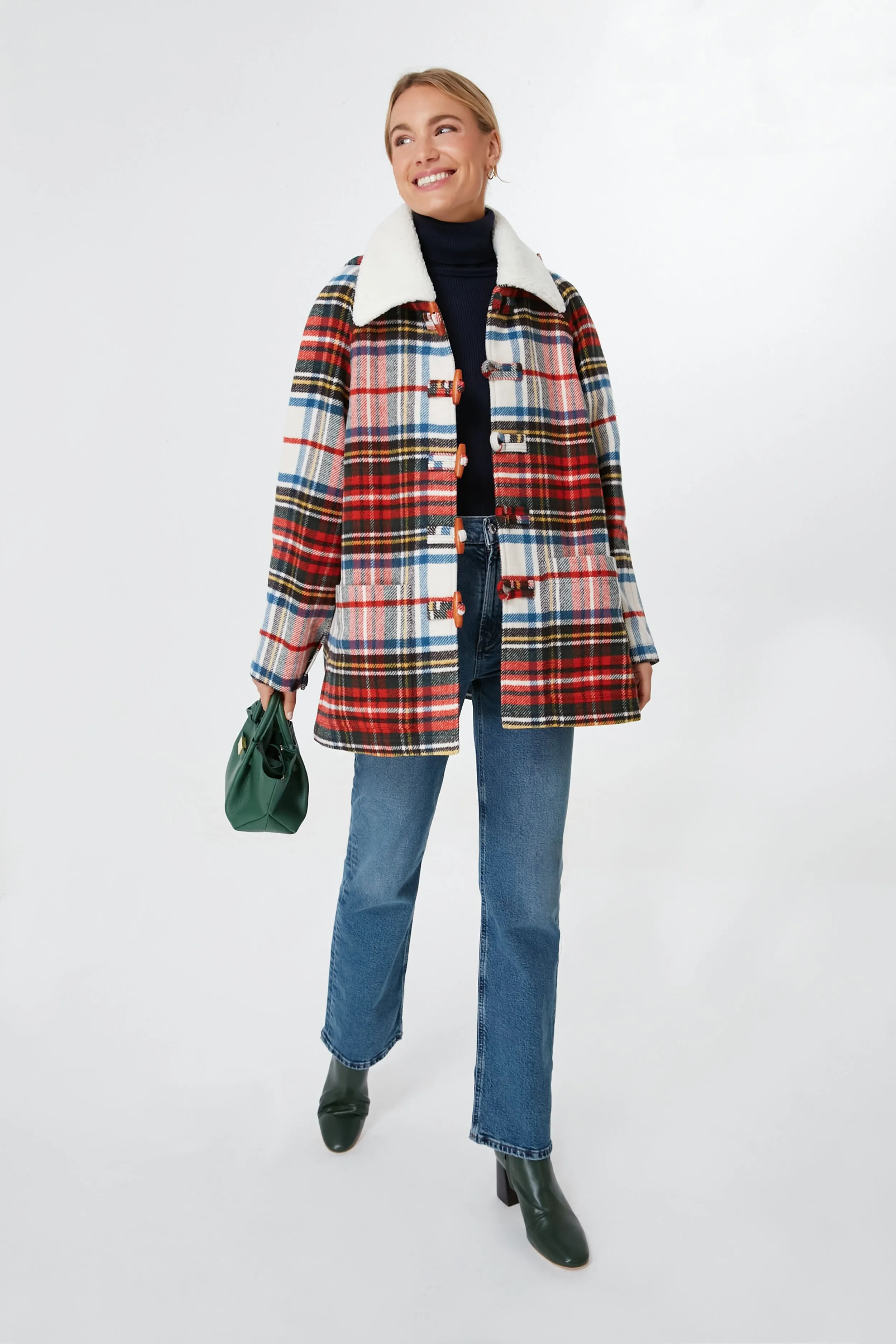 Woodsy Plaid Cabinmate Toggle Jacket